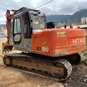 Excavadora Hitachi EX120 usada, excavadora Hitachi 120 usada a la venta, excavadora de orugas Hitachi Zx120 de segunda mano, precio de excavadoras sobre orugas de segunda mano, - Product Image 1