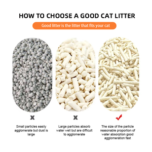 Litière pour chat extra large désodorisante pour le non suivi des bas mondes meilleur parfum mélangé de tofu - Product Image 6