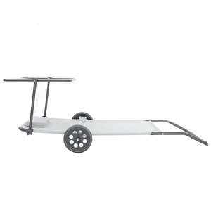 Venta al por mayor al aire libre Camping rueda carro silla plegable cama de <span class=keywords><strong>playa</strong></span> silla al aire libre jardín <span class=keywords><strong>tumbona</strong></span> con sombrilla dosel - Product Image 5
