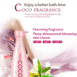 HOUDY vente en gros, parfum durable, hydratant, cheveux lisses, ensemble de shampoing et de gel douche - Product Image 5