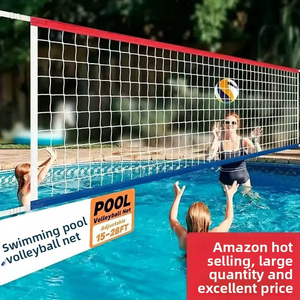 <span class=keywords><strong>Filet</strong></span> <span class=keywords><strong>de</strong></span> <span class=keywords><strong>volley</strong></span>-ball en PE haute résistance, blanc, bords renforcés, pour piscine, plage, cour, terrain <span class=keywords><strong>de</strong></span> sport, ligue, école, gymnase - Product Image 3
