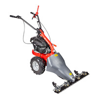Faucheuse à barre de coupe EUROSYSTEMS Scythe Mower M210 avec moteur Briggs & Stratton, barre de coupe de 87 cm, double lame, faucheuse à barre de coupe à essence d'occasion