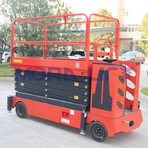 Para MORN Electric Mobile Man Lift 7m 9M 11M 13m Elevador de tijera para una sola persona Plataforma de trabajo aéreo Capacidad de carga CE 500kg Nuevo Condi - Product Image 4