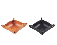 Plateau pliable personnalisé en cuir PU pour cigarettes, tabac, cendres et bijoux – Accessoires de rangement