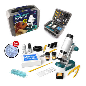 耐久性のあるプラスチック製の子供向けの高解像度ポータブルミニポケット玩具ステレオ顕微鏡教育玩具 - Product Image 1