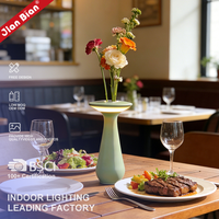 Lámpara de Mesa LED Recargable, Impermeable IP54, con Diseño de Florero y Luz Ascendente y Descendente, Envío Rápido desde EE. UU., Ideal para Restaurantes