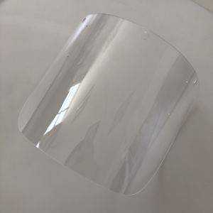 แผ่นป้องกันใบหน้าโพลีคาร์บอเนตใสสำหรับป้องกันดวงตา หมวกนิรภัยแบบป้องกัน ขึ้นรูปด้วยความร้อนด้วยระบบดูดสุญญากาศ หน้ากากช่วยหายใจ - Product Image 4