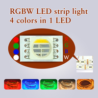 Pabrik Shenzhen RGBW LED Strip DC12V DC24V 84 LED Garansi 5 Tahun