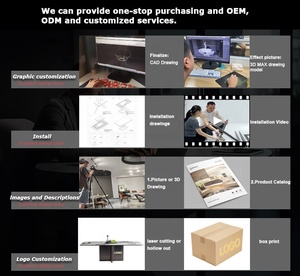 Bàn ăn xoay tròn mặt đá sintered, kiểu <span class=keywords><strong>Lazy</strong></span> <span class=keywords><strong>Susan</strong></span> - Product Image 5