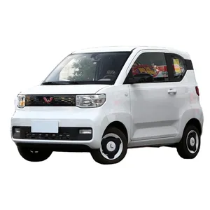 Economical Wuling Hongguang Mini Ev Lower Power Consumption Mini Nev Long Range Hatchback With Customized Color Interior