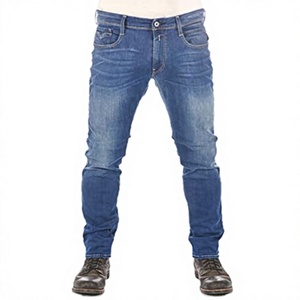 Jeans de Mezclilla de Algodón para Hombre, Corte Recto, Cintura Baja, Estilo Y2K, Lavado Claro, Ajuste Regular, Resistentes al Viento, para Primavera - Product Image 4