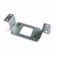 Fabrication sur mesure de tôles métalliques OEM, découpe laser, pliage, support métallique noir avec revêtement en poudre