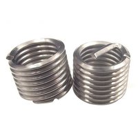 Din 8140 Inconel X-750 m18 Coil Spring Shape Wire Thread Insert Helical Silver Coiled Insert Thread Repair Inserts