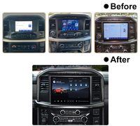 Radio con GPS Krando Android de 13 Pulgadas para Ford F150, Unidad Principal para Tablero, Radio Estéreo Portátil, Navegación GPS, Reproductor Multimedia Carplay