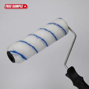 Rouleaux à peinture en acrylique de style européen à prix d'usine avec cadre en zine à bande bleue et poignée en plastique - Product Image 2