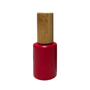 5ml 8ml 10ml 12ml 15ml bouteille en verre vide de vernis à ongles de forme ronde écologique avec capuchon de brosse en bambou - Product Image 6