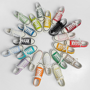 Chaussures en toile blanches de haute qualité pour femmes et unisexes, élégantes, vulcanisées, <span class=keywords><strong>espadrilles</strong></span> à lacets, fermeture à lacets, EVA antidérapant, marche hivernale - Product Image 2