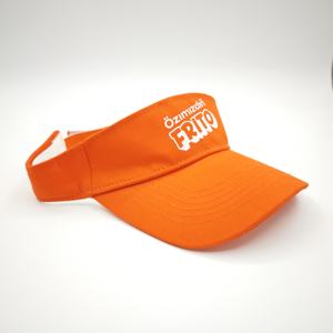 หมวกกันแดดปักโลโก้ตามสั่งสำหรับกีฬากลางแจ้ง เช่น เทนนิส กอล์ฟ วิ่ง ปั่นจักรยาน สีขาวดำ ขายส่ง - Product Image 6