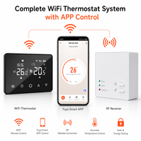 Thermostat intelligent pour chaudière avec WiFi et contrôle sans fil RF, régulateur de température numérique pour systèmes de chauffage domestique