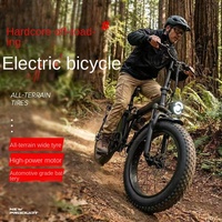 Vélo électrique tout-terrain robuste 700W 48V avec batterie au lithium, pliable, pneus larges amortisseurs, vélo électrique tout-terrain pour adultes avec assistance au pédalage
