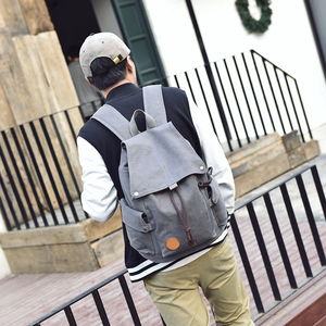 <span class=keywords><strong>Zaino</strong></span> Personalizzato all'Ingrosso, Borsa con Coulisse per Uomo, <span class=keywords><strong>Zaino</strong></span> Hipster in Tela e <span class=keywords><strong>Pelle</strong></span> per Scuola e Uso Quotidiano - Product Image 2