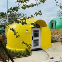 Maison en dôme EPS modulaire, design moderne à faible coût, résistante au vent, aux tremblements de terre, au feu, écologique, garantie 5 ans, utilisation en villa