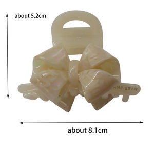 مشبك شعر أنيق من الأسيتات بحجم متوسط 8.1 سم، إكسسوار شعر أنيق ومتين للخريف والشتاء - Product Image 6