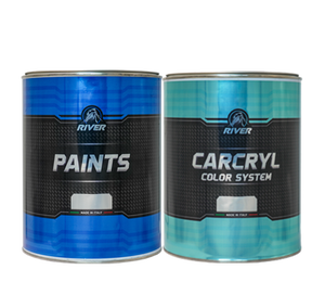 Fidea fabriqué en italie bleu violacé 3.75 litres prix de peinture de voiture revêtement de carrosserie automobile 1K solide Basecoat pour bricolage - Product Image 1