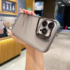 Apple 14Promax için lens film 15pro şeffaf ile telefon kılıfı 13Pro lens kapağı tutucu