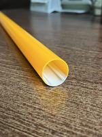 Couvre-lumière LS T8 LED, tube en plastique extrudé transparent, réflecteur anti-UV, certifié Reach/RoHS, longueur personnalisable, paysage