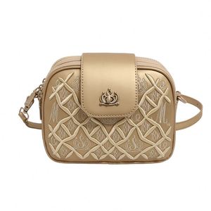 Sac bandoulière réglable en PU de haute qualité, modèle 2025, pour femmes. Motif géométrique tendance, fermeture éclair portable avec rivets - Product Image 1