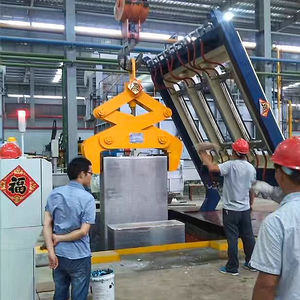 工業用格納式丸鋼ターニングクランプコイルドスリングフィクスチャー鋼管プレートスプレッダー付き - Product Image 3