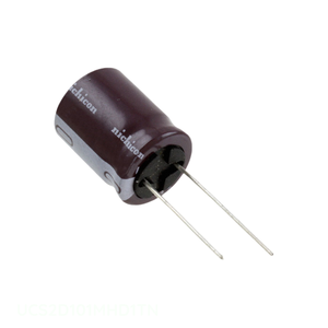 Distributeur agréé UCS2D101MHD1TN Condensateur en aluminium 100µF 20% 200V RADIAL 100 µF à montage traversant - Product Image 1