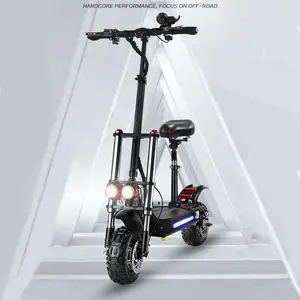 Escooter eletr 80km/h e-scooter top fast 60v big wheel 3000wオフロードデュアルモーター8000w5600w e大人用電動スクーターシート付き