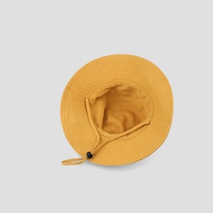 หมวกบักเก็ตทรงชาวประมงลำลองป้องกันแสงแดดฤดูร้อน ยูนิเซ็กซ์ ผ้าฝ้าย 100% สไตล์ญี่ปุ่น ตกแต่งด้วยผ้าปะติดปะต่อ เหมาะสำหรับตั้งแคมป์และเดินป่า - Product Image 5