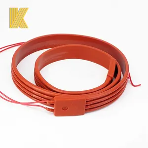 Electric Heating Strip Belt 24V 200W Spiral Silicone Rubber Heater