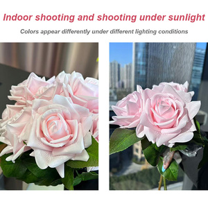 <span class=keywords><strong>ก้าน</strong></span>เดี่ยวสีเหลืองอ่อนปลายสูงดอกกุหลาบ<span class=keywords><strong>ดอกไม้</strong></span>ปลอมเหมือนจริงขนาด42ซม. สำหรับร้าน<span class=keywords><strong>ดอกไม้</strong></span>งานแต่งงานบ้านการจัด<span class=keywords><strong>ดอกไม้</strong></span>ในชีวิตประจำวัน - Product Image 3