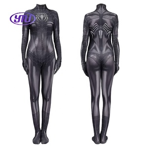 Traje de Cosplay Venom y El Asombroso Hombre Araña para Adultos Unisex, Disfraz de Fiesta, Onesie de Celebridad de <span class=keywords><strong>Internet</strong></span>, <span class=keywords><strong>Disfraces</strong></span> de Anime - Product Image 1