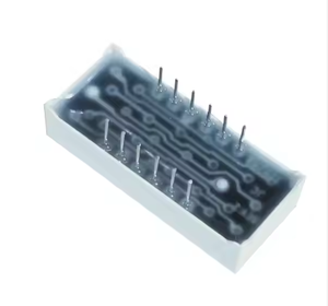 Pantalla LED de 7 Segmentos de 3 Dígitos y 12 Pines de 0.39 Pulgadas, Cartel Digital para Interiores OEM Houkem-3931-BY de Alta Luminancia - Product Image 2