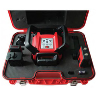 Niveau laser rotatif 3D à nivellement automatique, fourniture d'usine, laser rouge 12 lignes avec boîte à outils