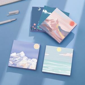 Notas Adhesivas, Notas Post-it Promocionales con Logotipo Personalizado Impreso, Serie Kawaii, Notas Autoadhesivas, Blocs de Notas Fáciles de Pegar - Product Image 1