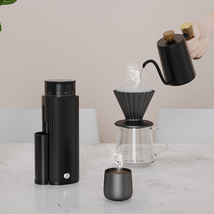 Molinillo de Café Profesional de Metal DHPO con Ajustes Regulables y Diseño Ecológico para Uso Doméstico CH19A Compatible con Café - Product Image 1