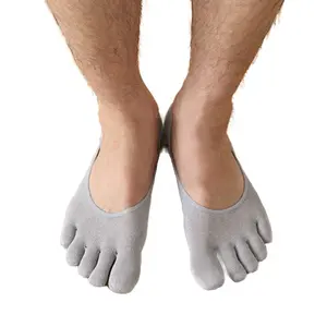 棉袜5趾袜五指船趾袜男士定制Logo