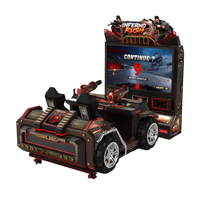 Machine d'arcade de tir interactive à pistolets lumineux pour 2 joueurs, modèle Infernd Rush Custom Game, à monnayeur, pour centre de jeux commercial