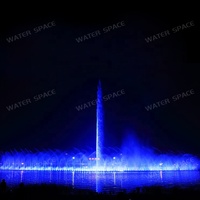 Fuente de Agua Musical Grande para Exteriores con Espectáculo de Luces Láser RGB, Equipo para Proyectos de Paisajismo en Parques, Plazas y Ciudades, en Venta