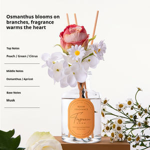 Diffuseur à roseaux personnalisé 200 ml – Parfum longue durée, fleurs séchées décoratives, huile essentielle d'aromathérapie pour la maison et le bureau - Product Image 5