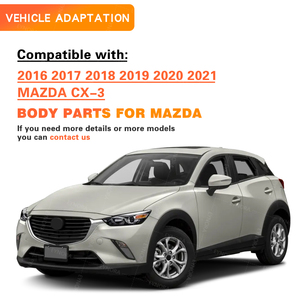 Moldura Cromada para Parrilla Delantera de <span class=keywords><strong>Mazda</strong></span> <span class=keywords><strong>CX3</strong></span> CX-3 2016 2017 2018 2019 2020 <span class=keywords><strong>2021</strong></span> D10J-50-7K0C D10J-50-7J0C - Product Image 6