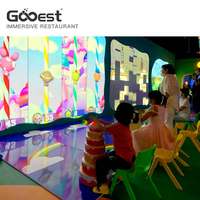 Jeux de projection interactifs Gooest pour enfants, faciles à utiliser, pour aire de jeux intérieure, parc de trampolines, 1 à 4 joueurs, taille personnalisée