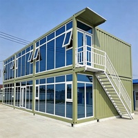 Conteneur mobile de 40 pieds pour entrepôt, bureau, école, camp de réfugiés, logement temporaire, hôtel, hôpital, abri, salle de réunion