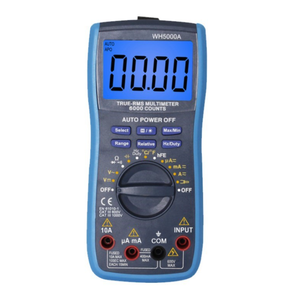 Multimètre numérique WH5000A avec fonction d'affichage de la fréquence et de la température, pince de mesure de courant 600A, multitesteur - Product Image 3